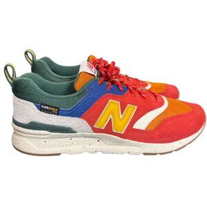 New Balance 997H Women's Size 11 Sneakers Cordura Red/Green/Yellow Multi-Color